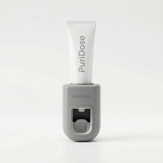 Distributeur de dentifrice PuriDose - Gris/Blanc