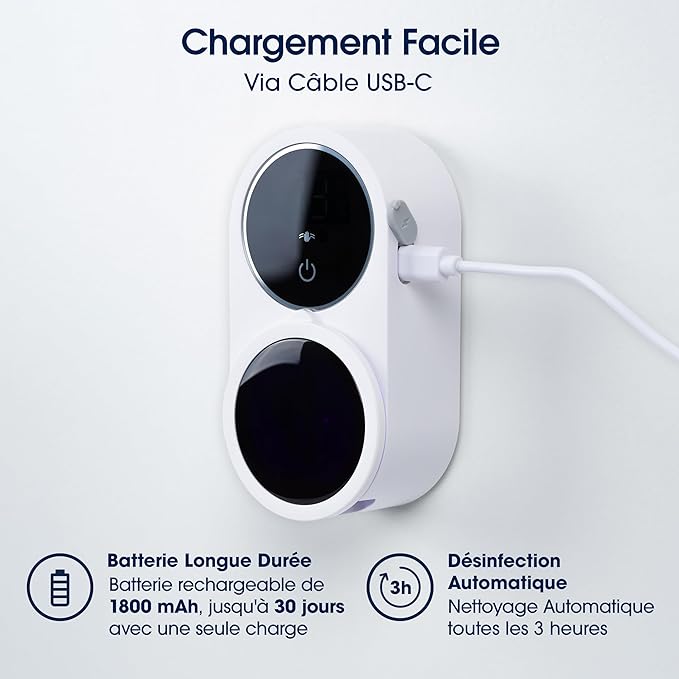 PuriBrush ® | Stérilisateur de Brosse à Dents UV-C & UV-A