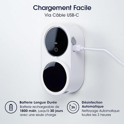 PuriBrush ® | Stérilisateur de Brosse à Dents UV-C & UV-A